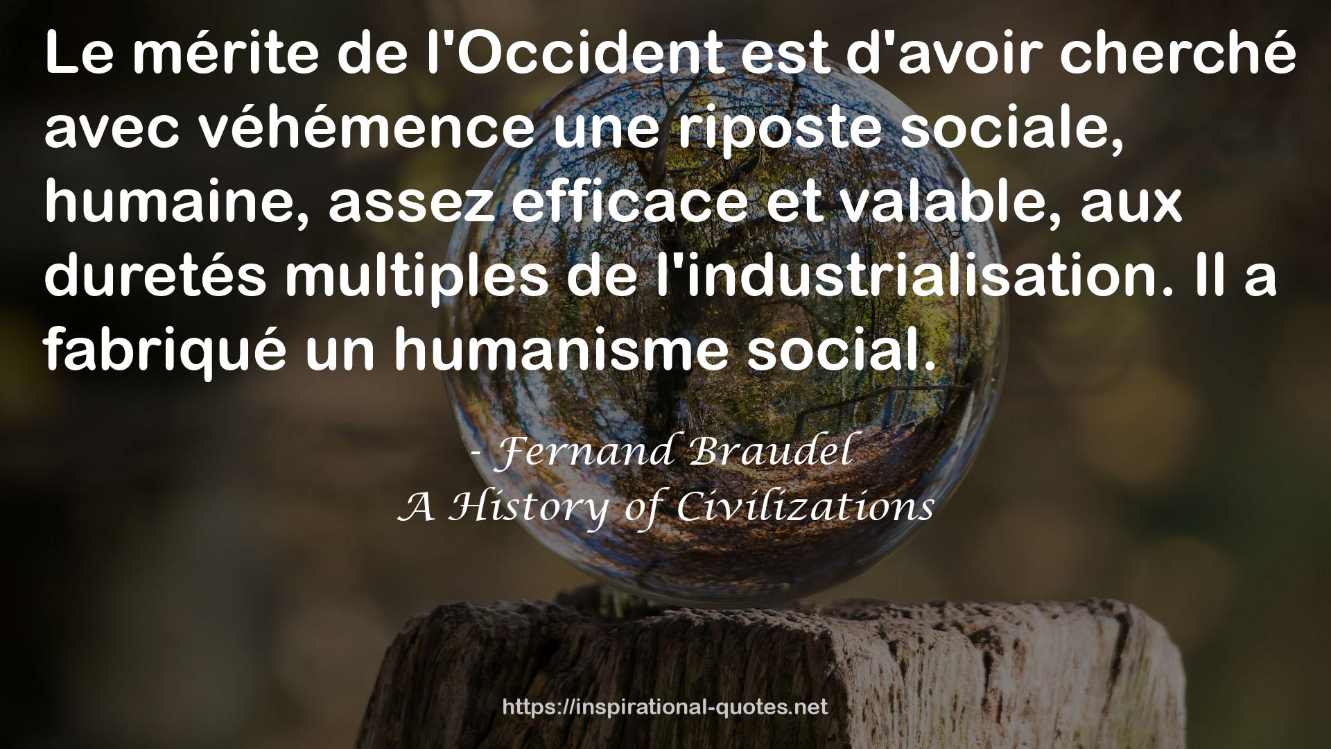 Fernand Braudel QUOTES