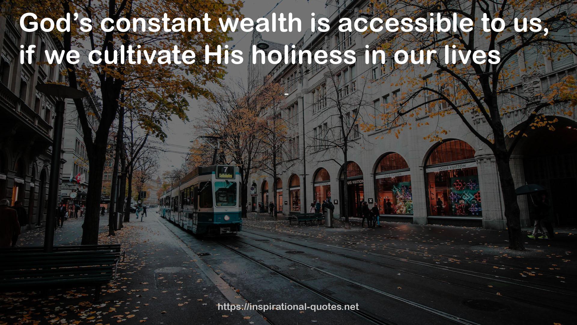 constant wealth  QUOTES