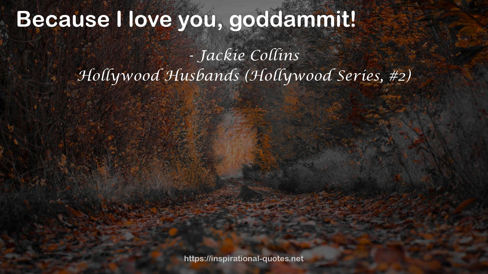 Hollywood Husbands (Hollywood Series, #2) QUOTES