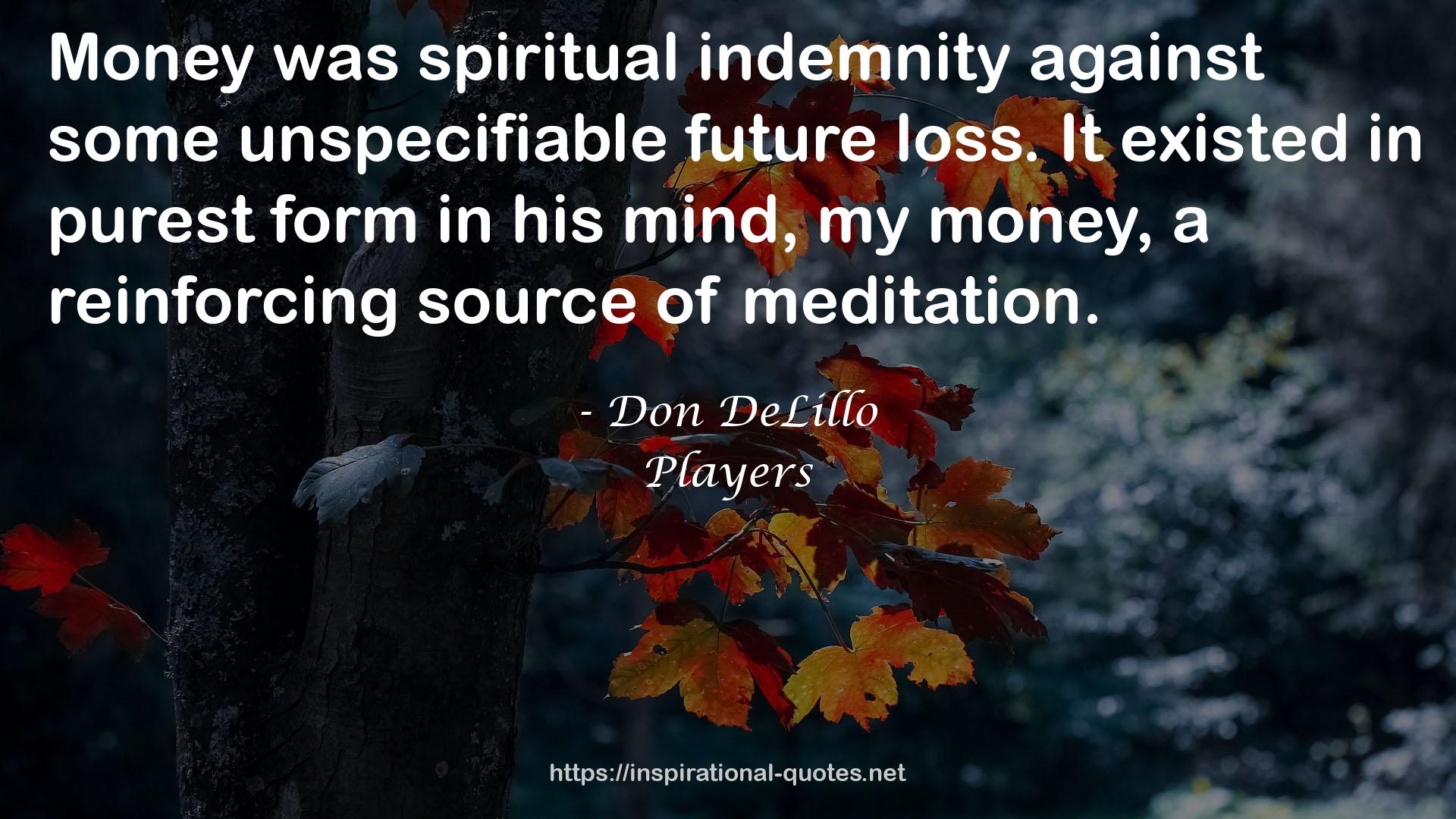 spiritual indemnity  QUOTES