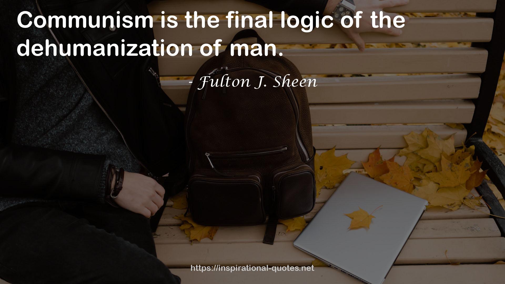 Fulton J. Sheen QUOTES