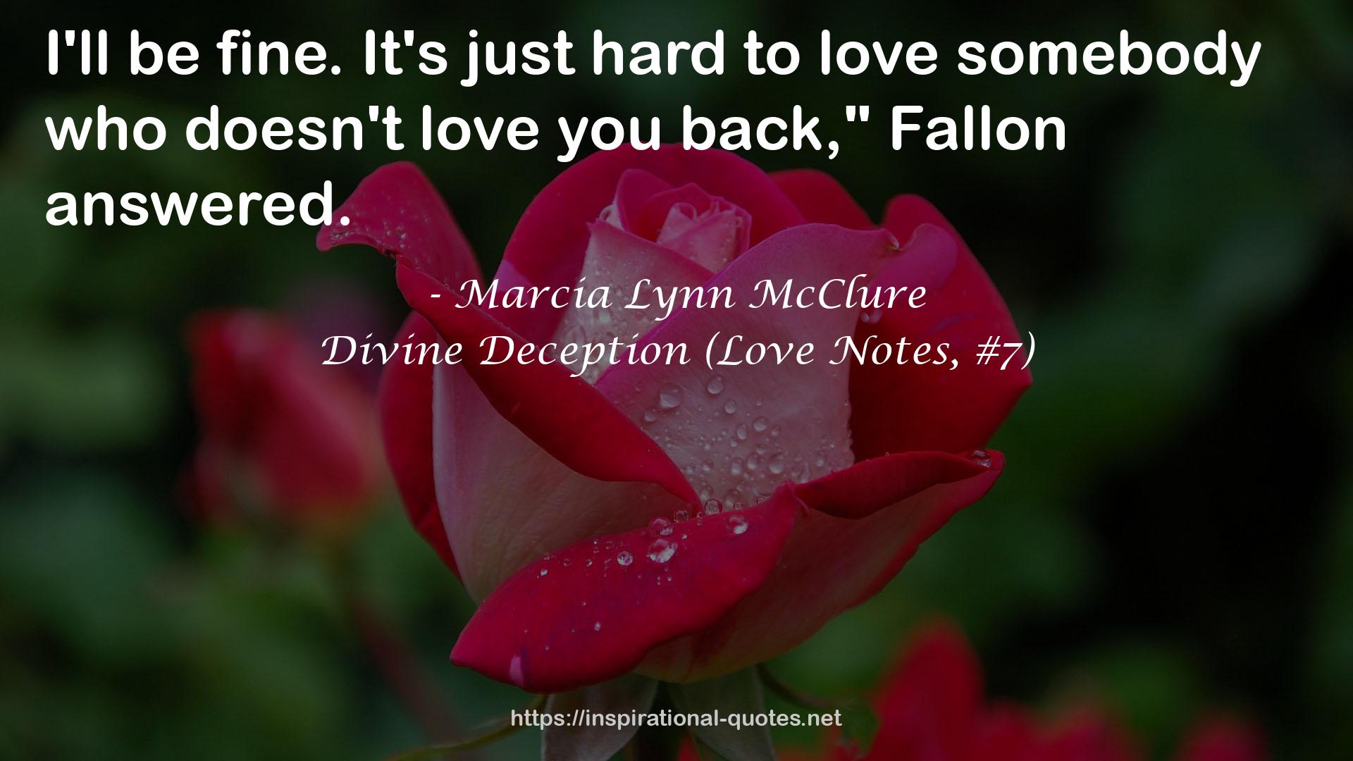 Divine Deception (Love Notes, #7) QUOTES