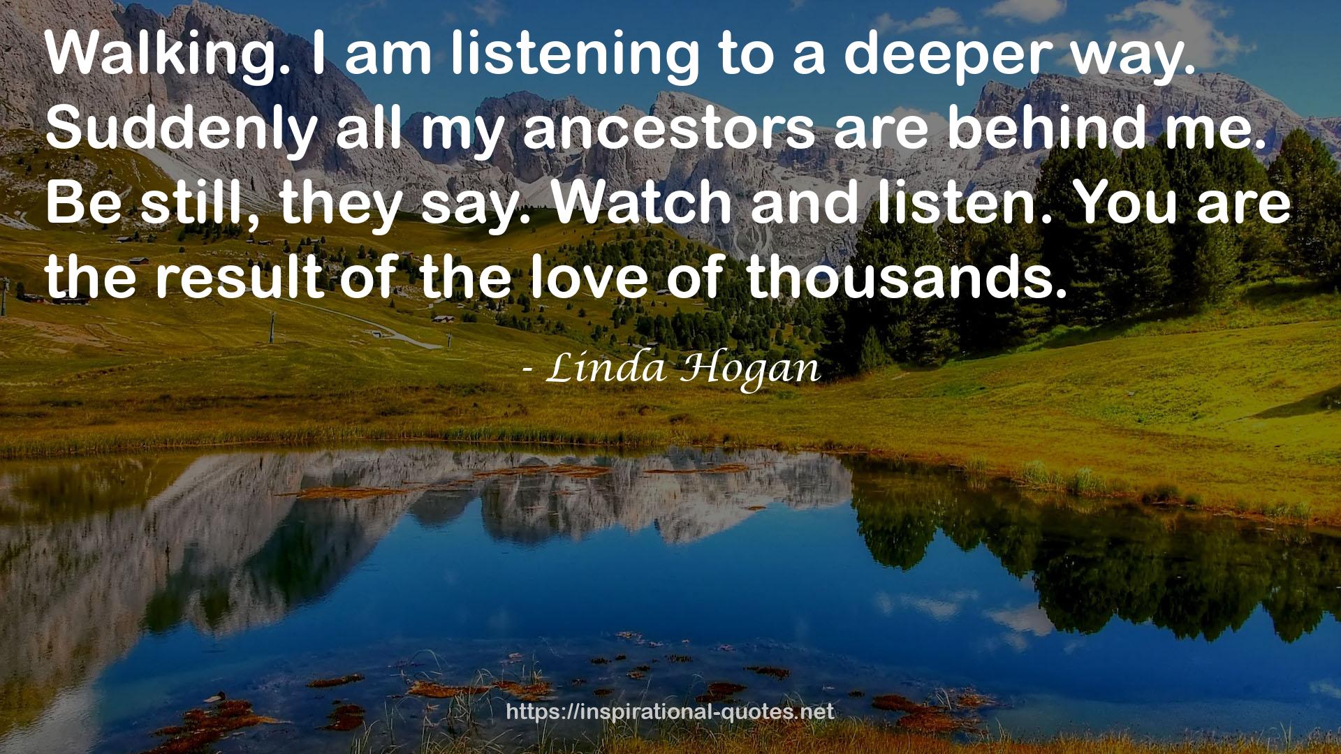 Linda Hogan QUOTES