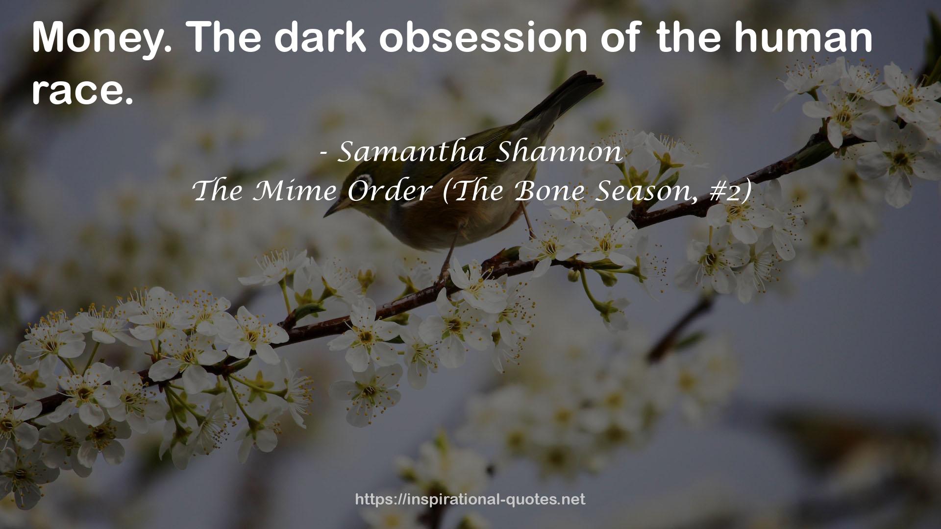 The Mime Order (The Bone Season, #2) QUOTES