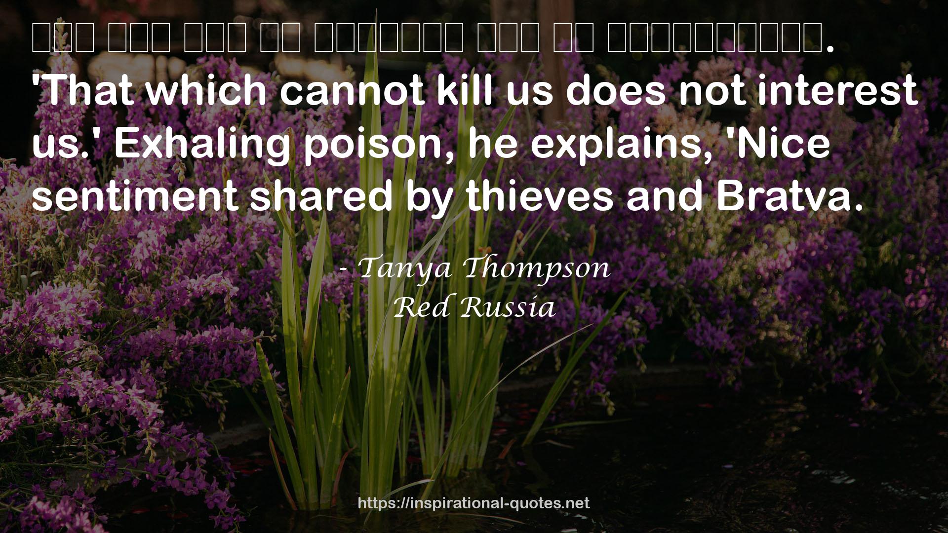 Tanya Thompson QUOTES