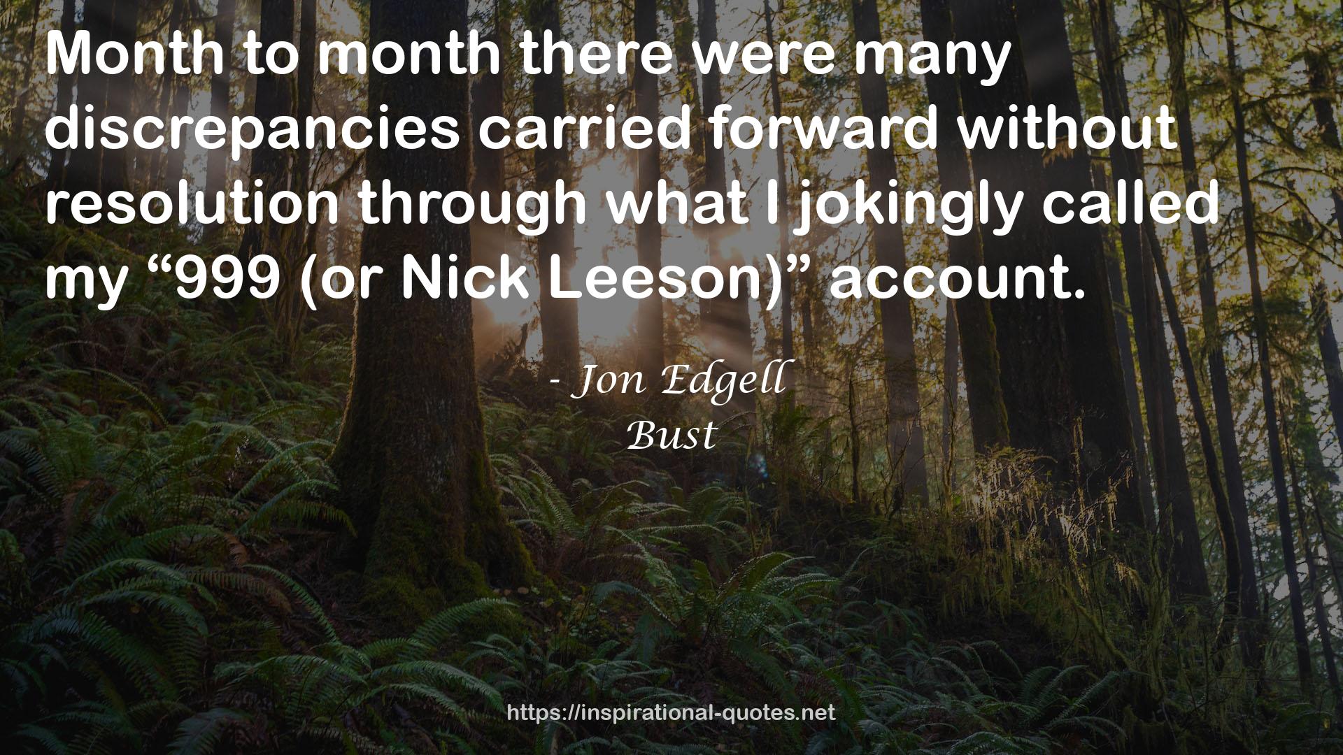 Jon Edgell QUOTES