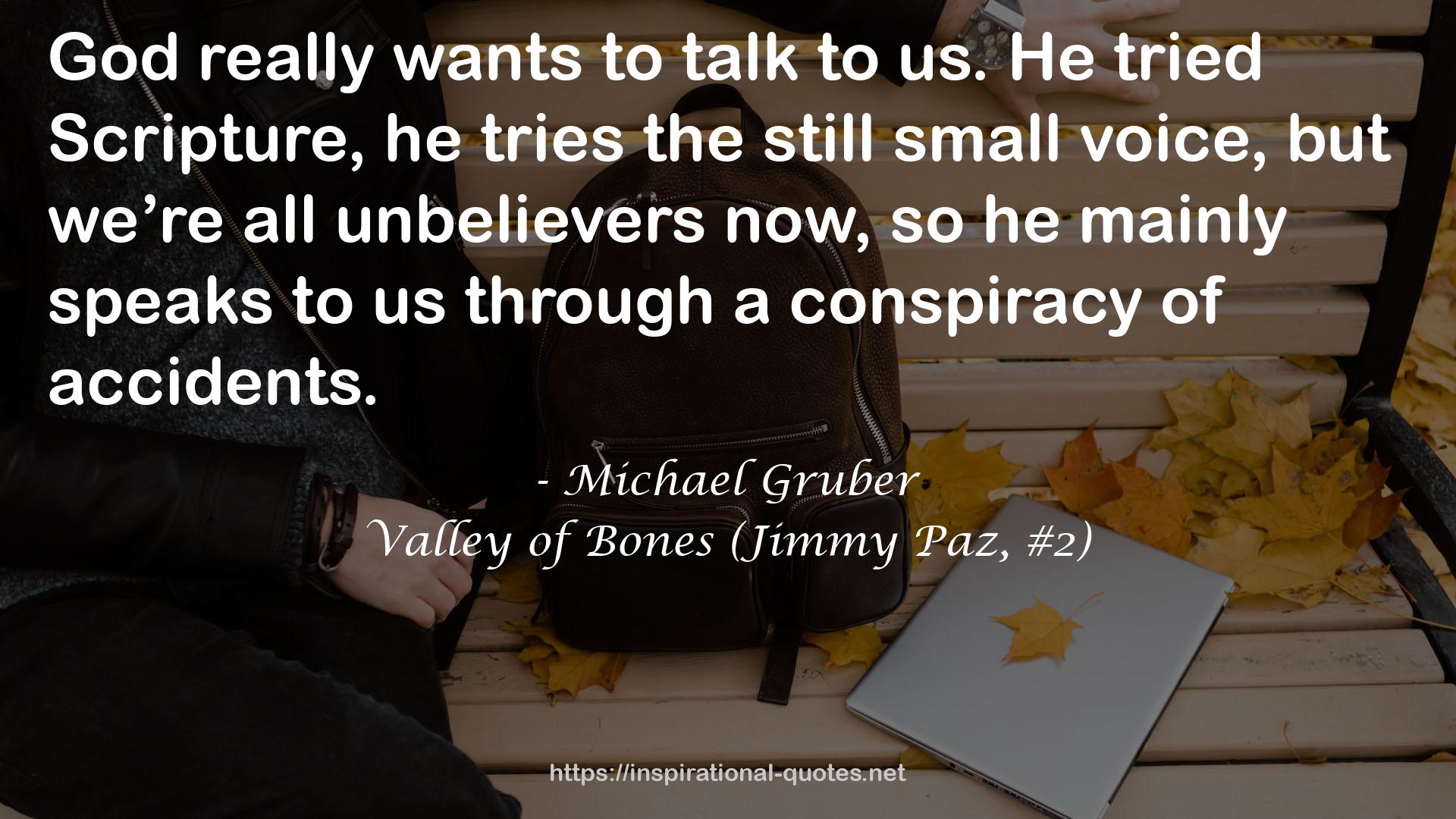 Valley of Bones (Jimmy Paz, #2) QUOTES