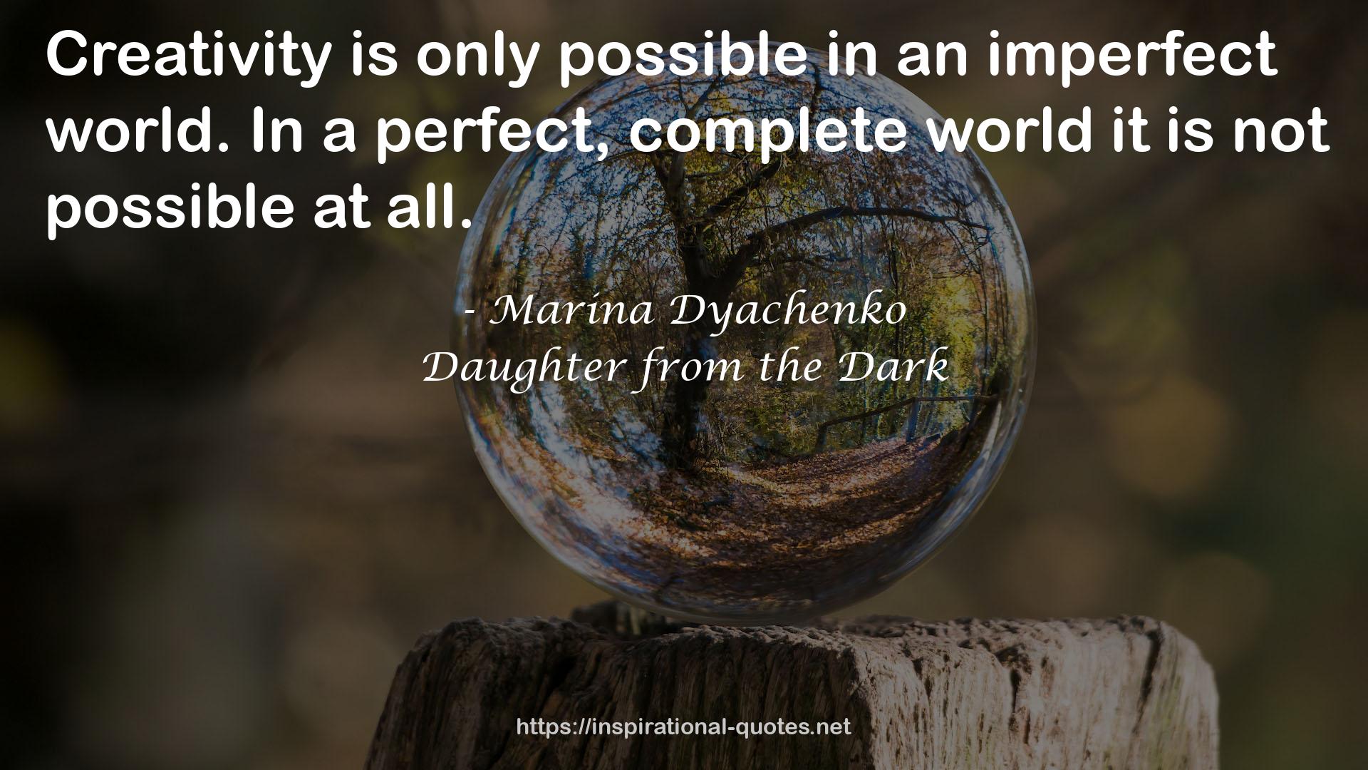 Daughter from the Dark QUOTES