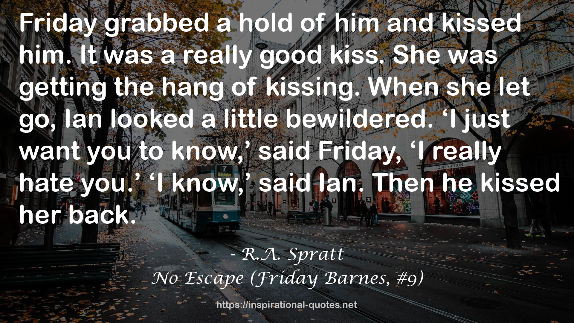 No Escape (Friday Barnes, #9) QUOTES