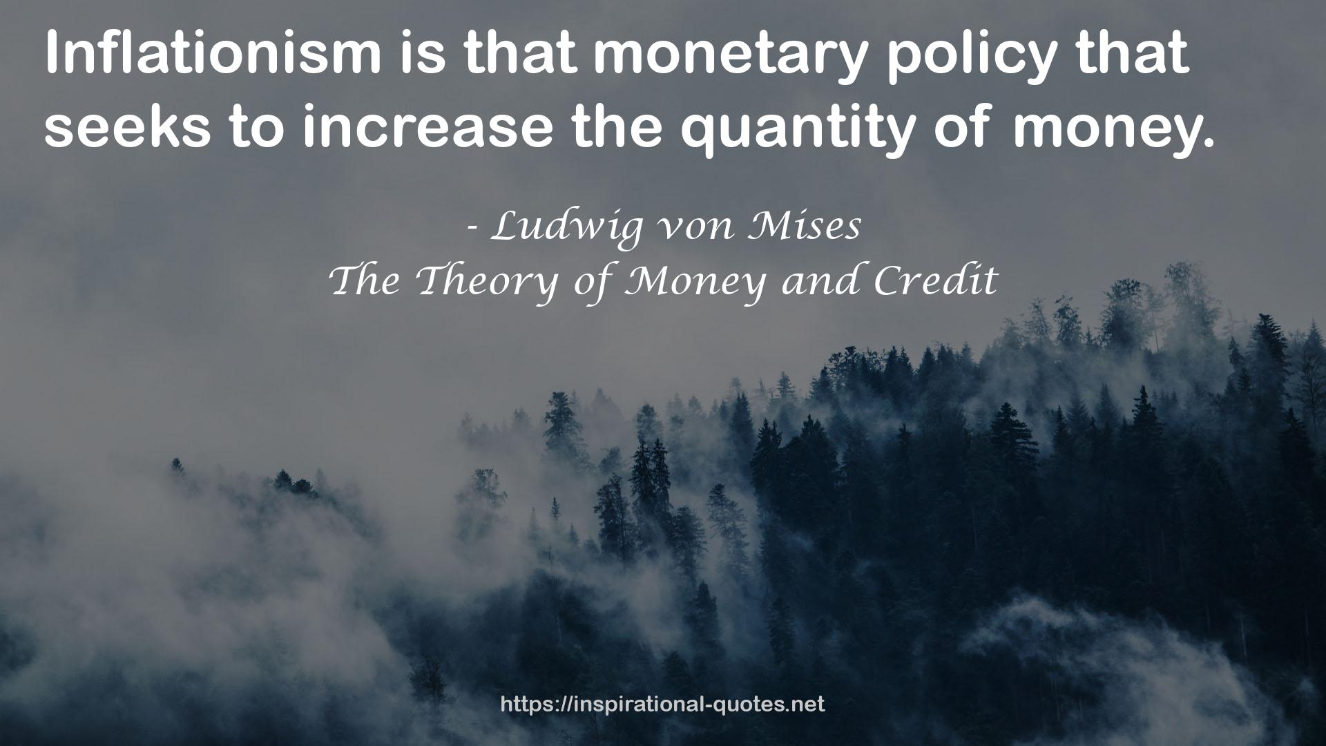 that monetary policy  QUOTES