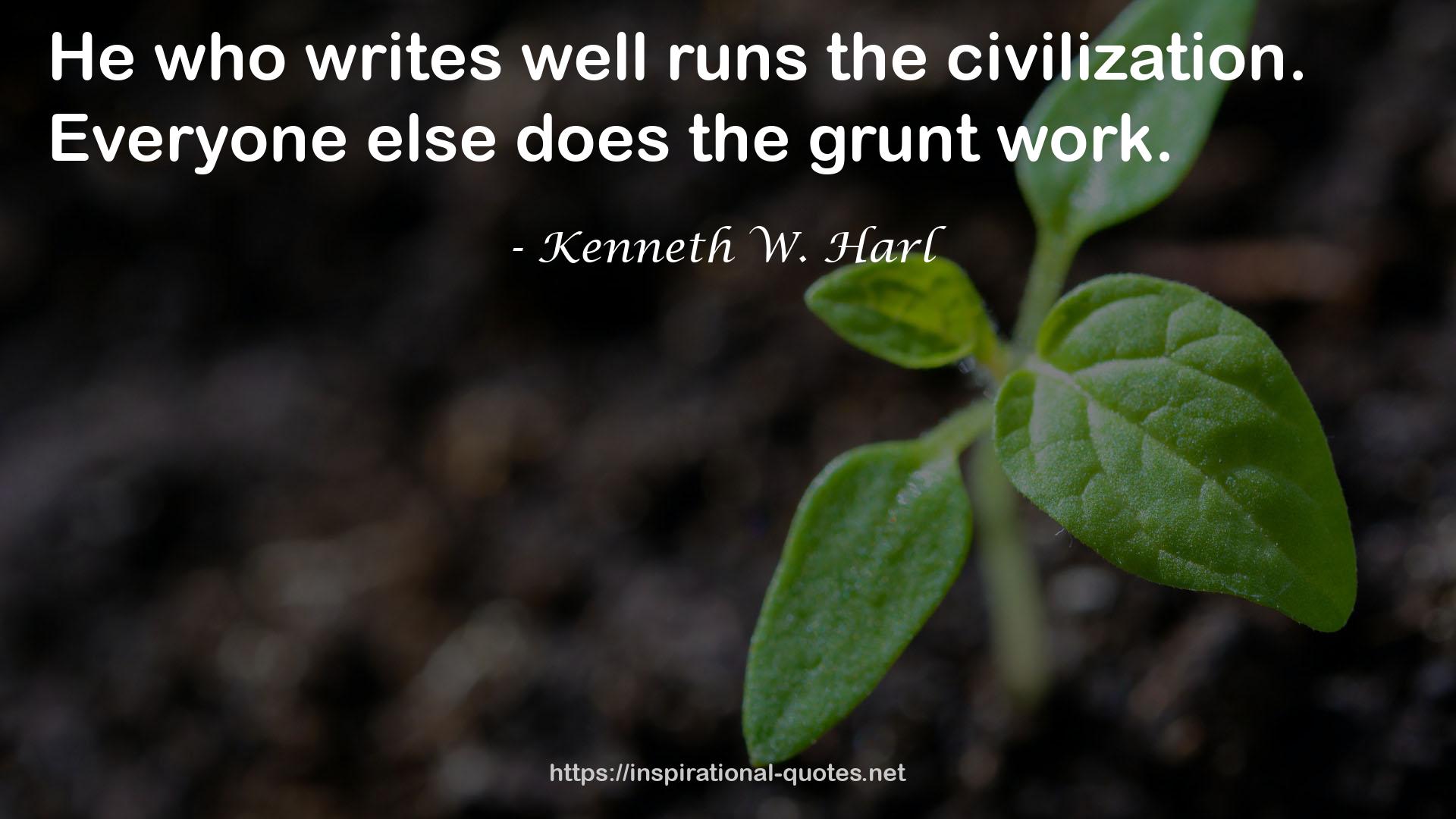 Kenneth W. Harl QUOTES