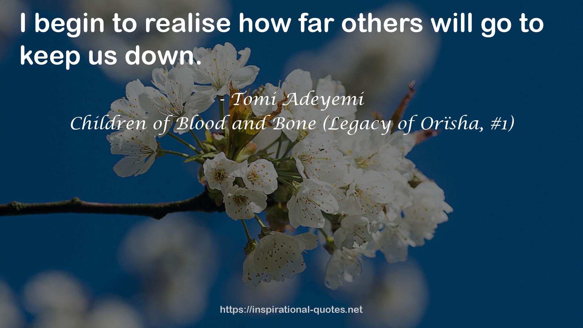 Children of Blood and Bone (Legacy of Orïsha, #1) QUOTES