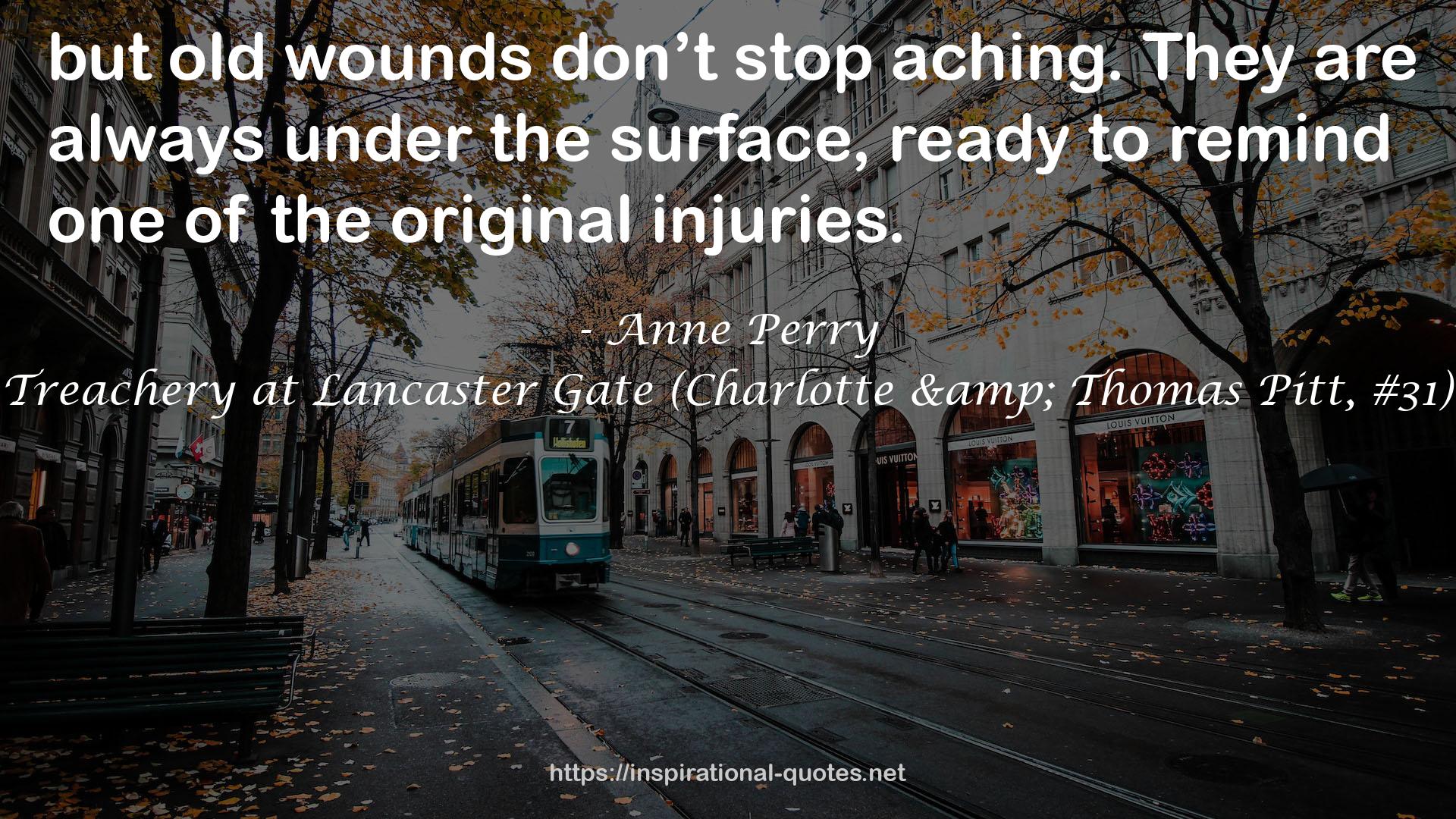 Treachery at Lancaster Gate (Charlotte & Thomas Pitt, #31) QUOTES