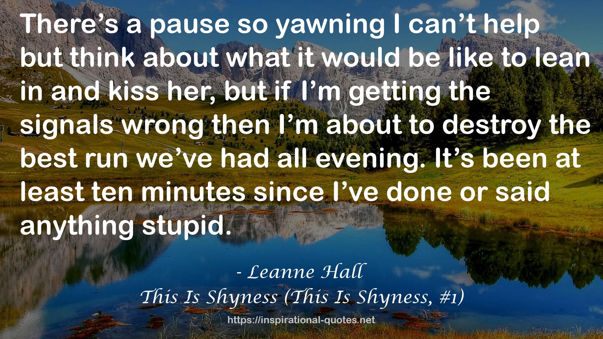 Leanne Hall QUOTES