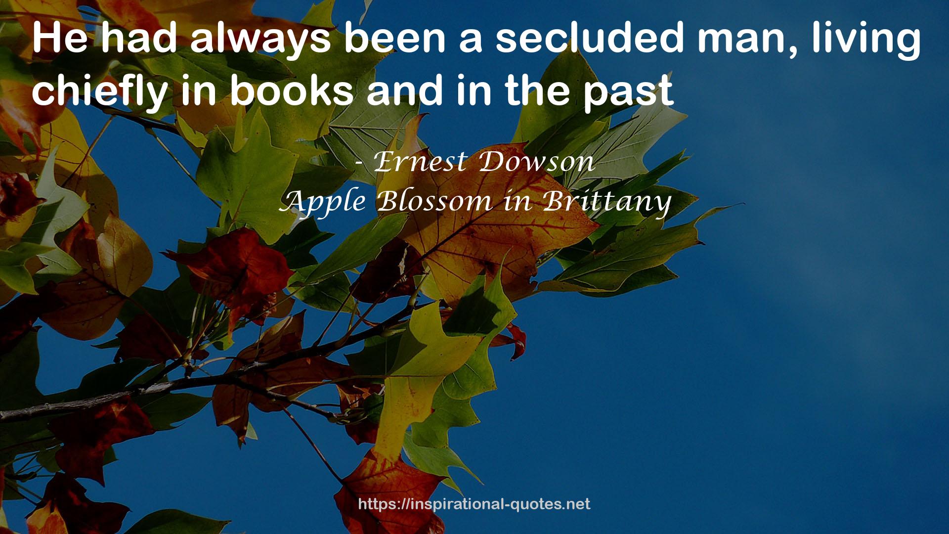 Apple Blossom in Brittany QUOTES