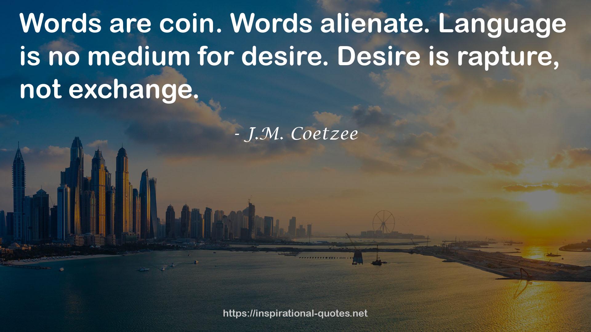 J.M. Coetzee QUOTES