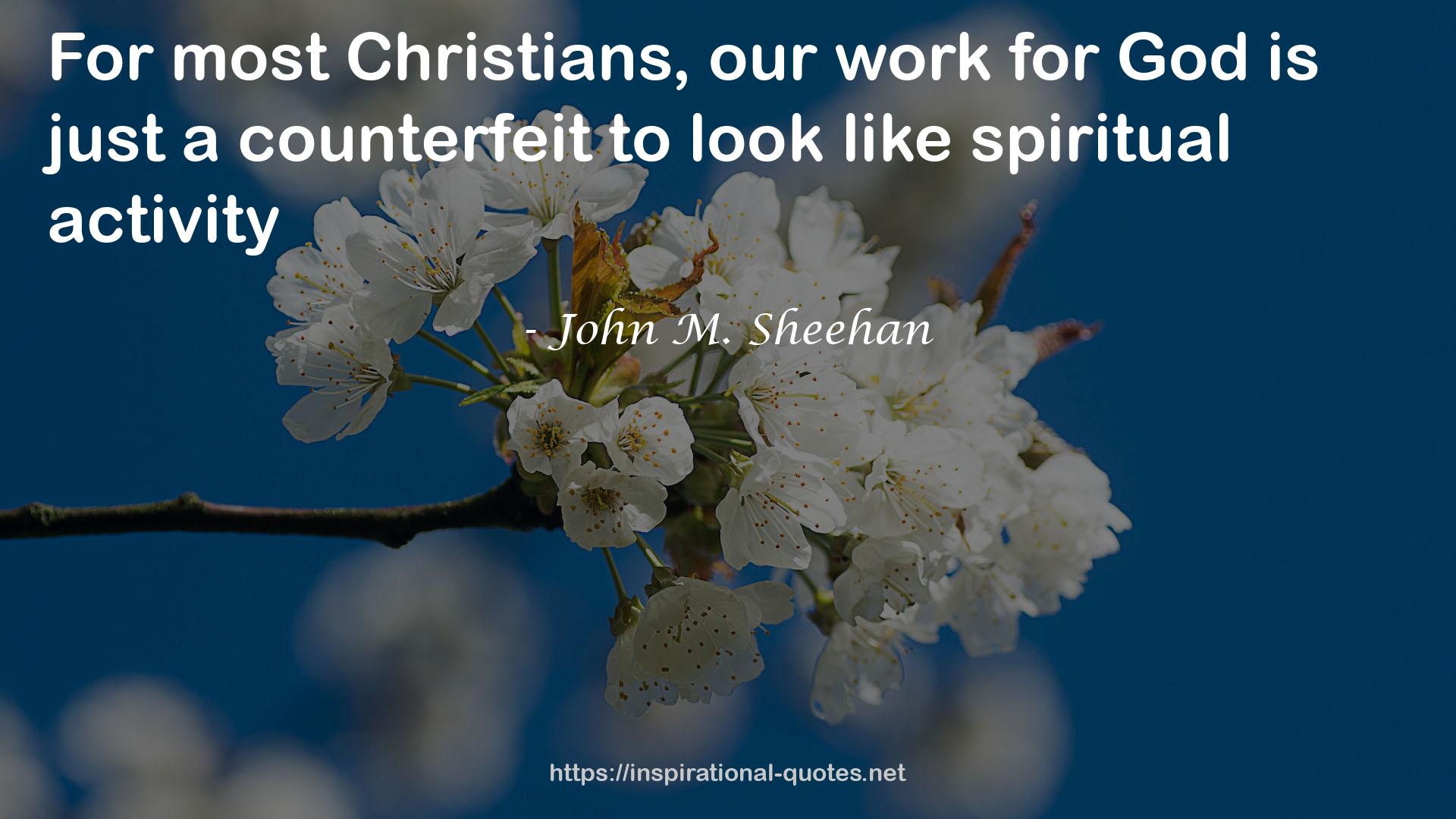 John M. Sheehan QUOTES