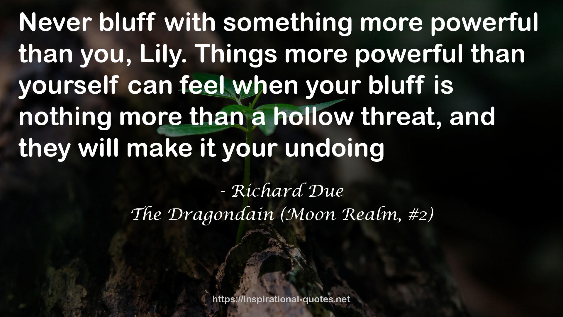The Dragondain (Moon Realm, #2) QUOTES
