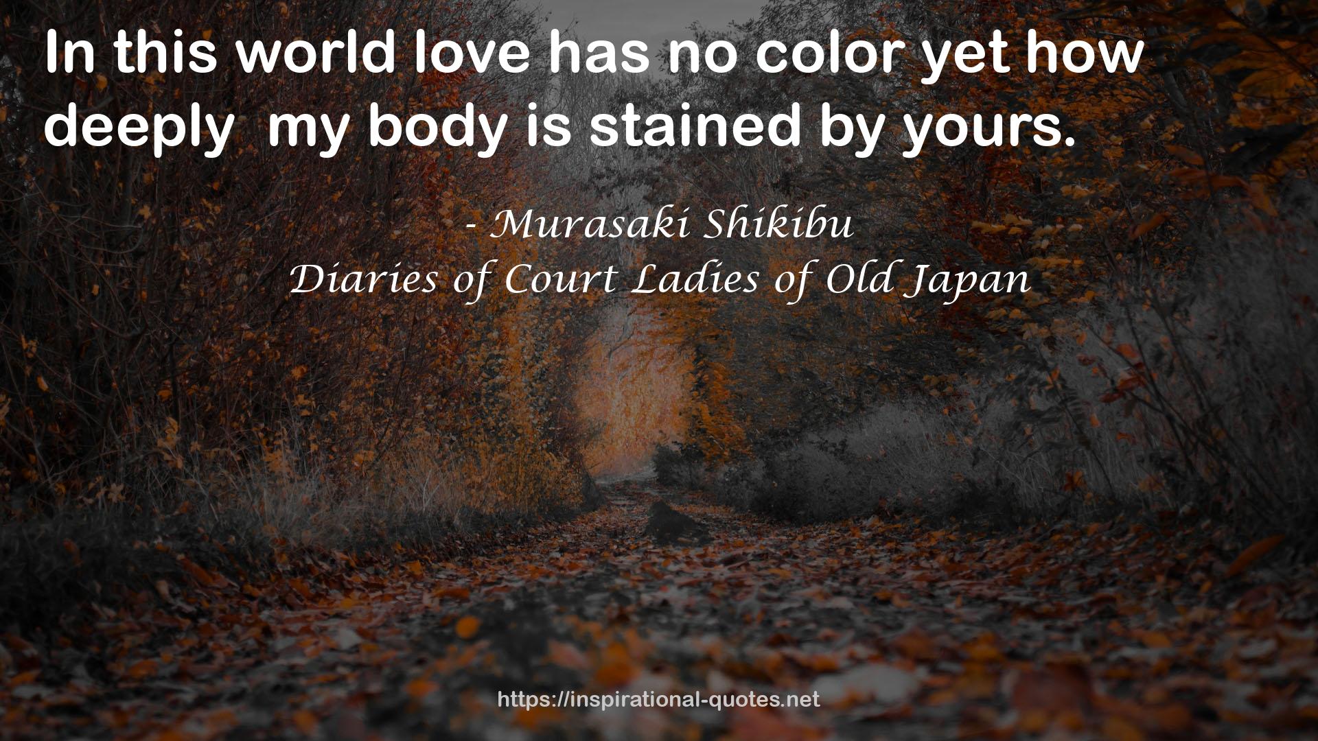 Diaries of Court Ladies of Old Japan QUOTES