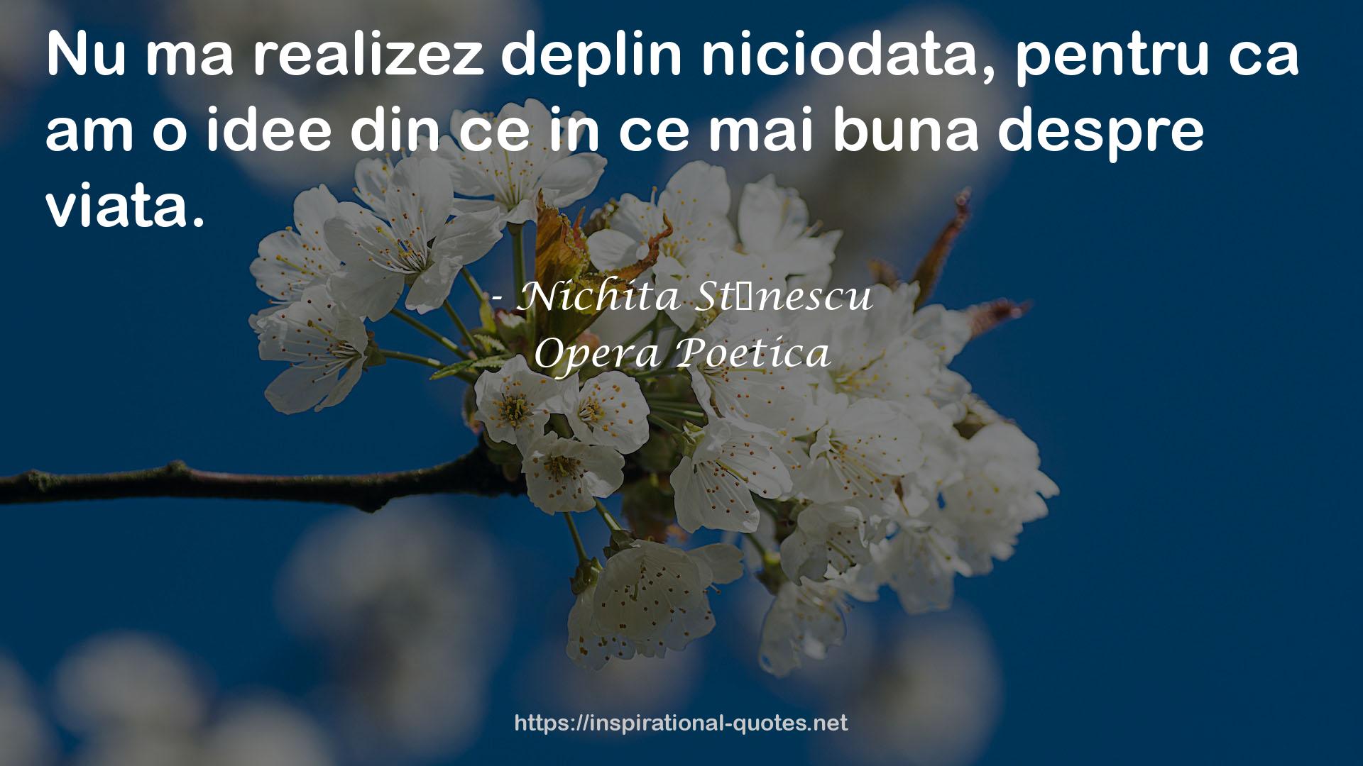 Opera Poetica QUOTES