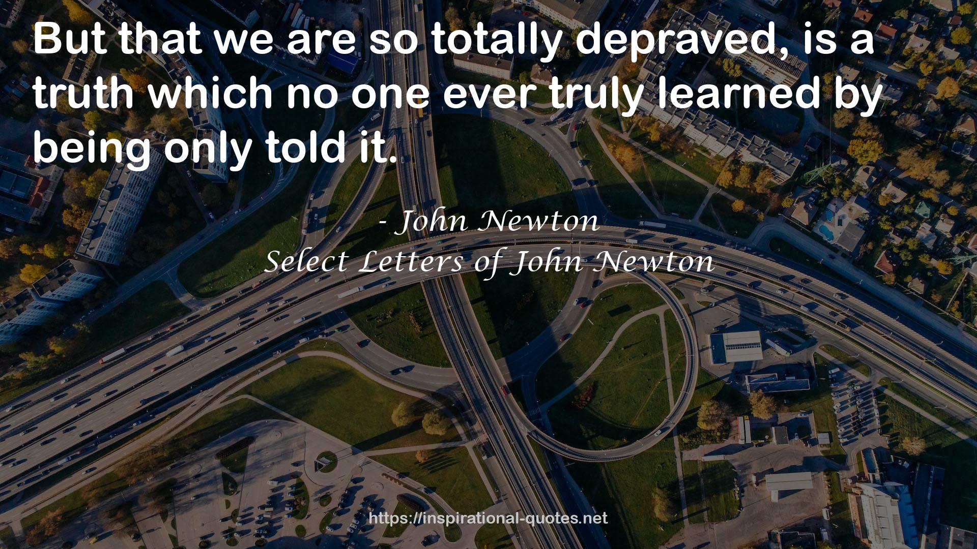 Select Letters of John Newton QUOTES