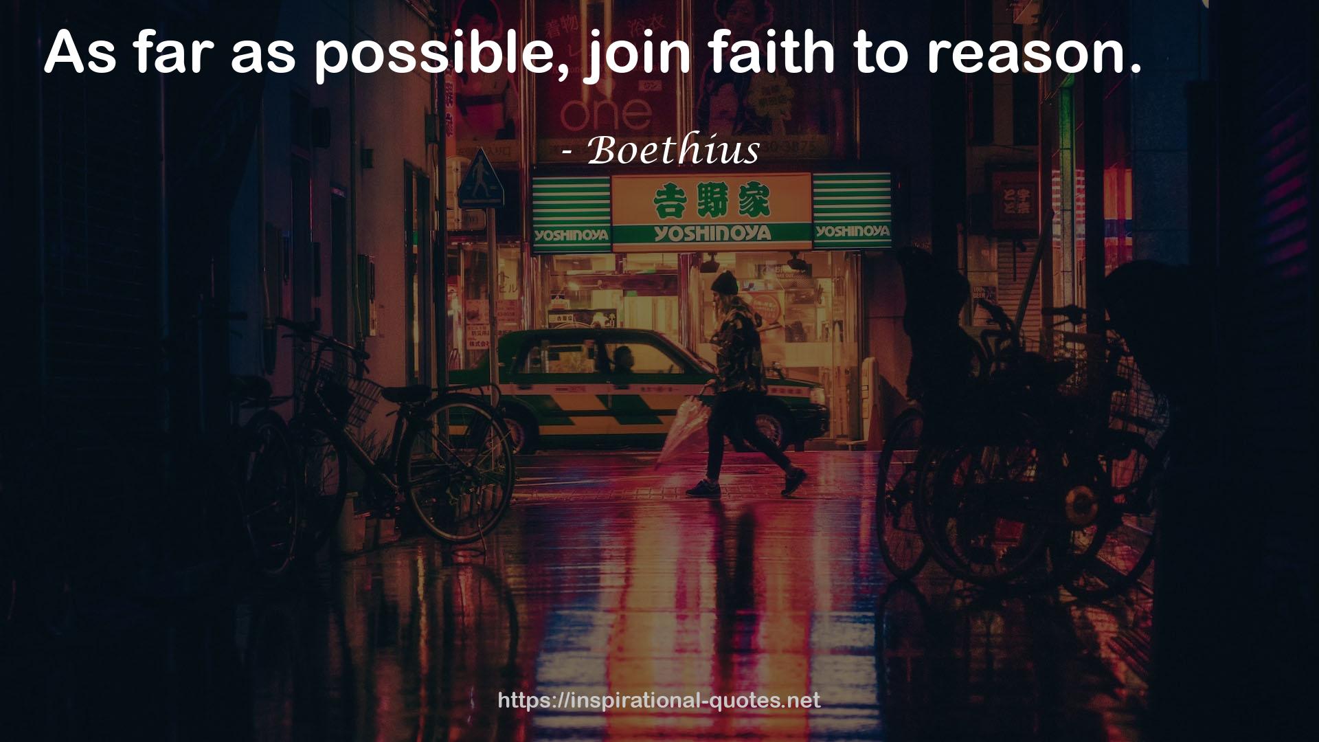 Boethius QUOTES