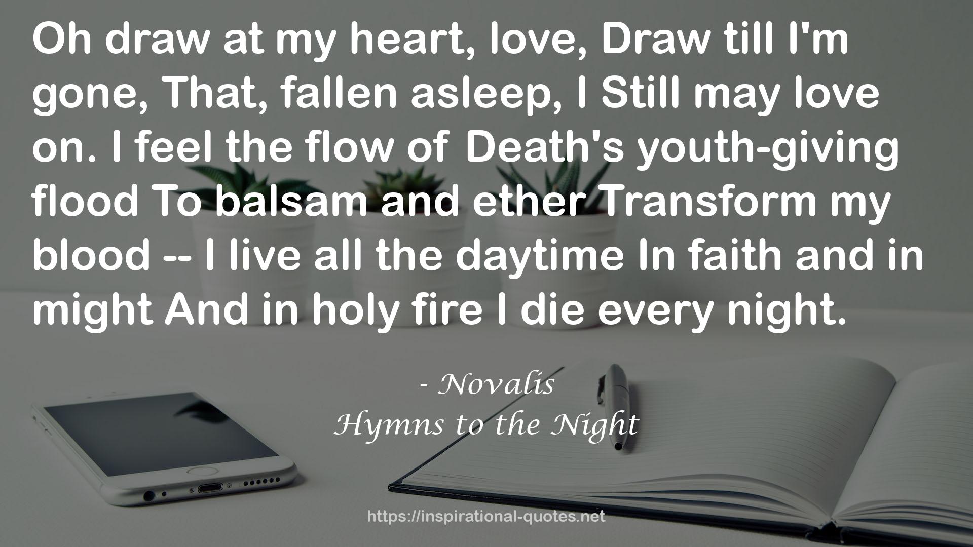 Hymns to the Night QUOTES