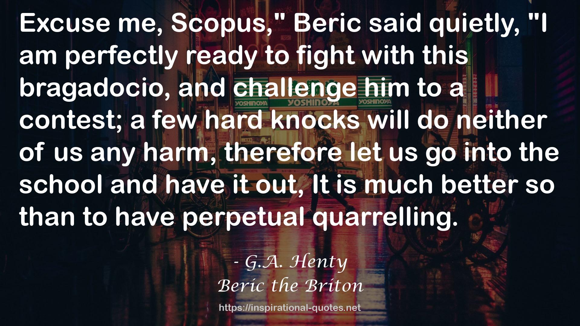 Beric the Briton QUOTES