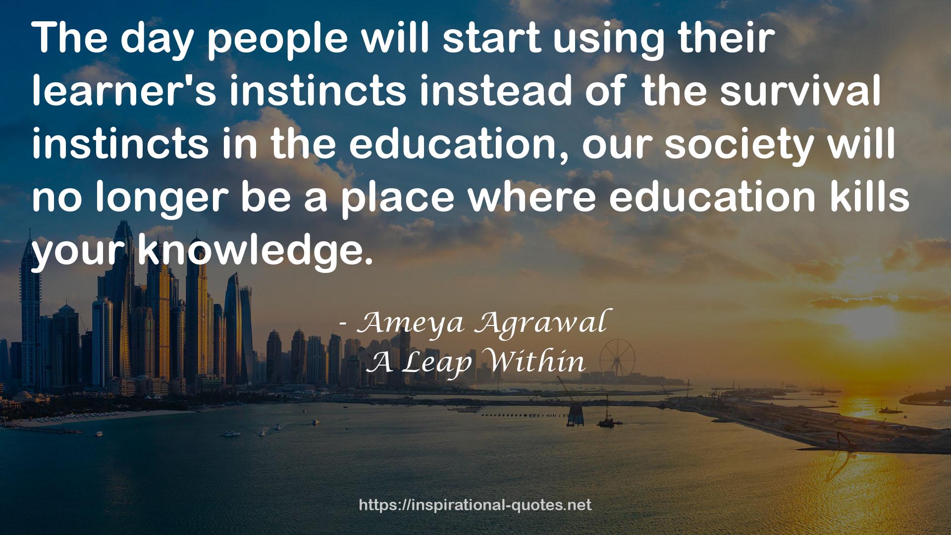 Ameya Agrawal QUOTES