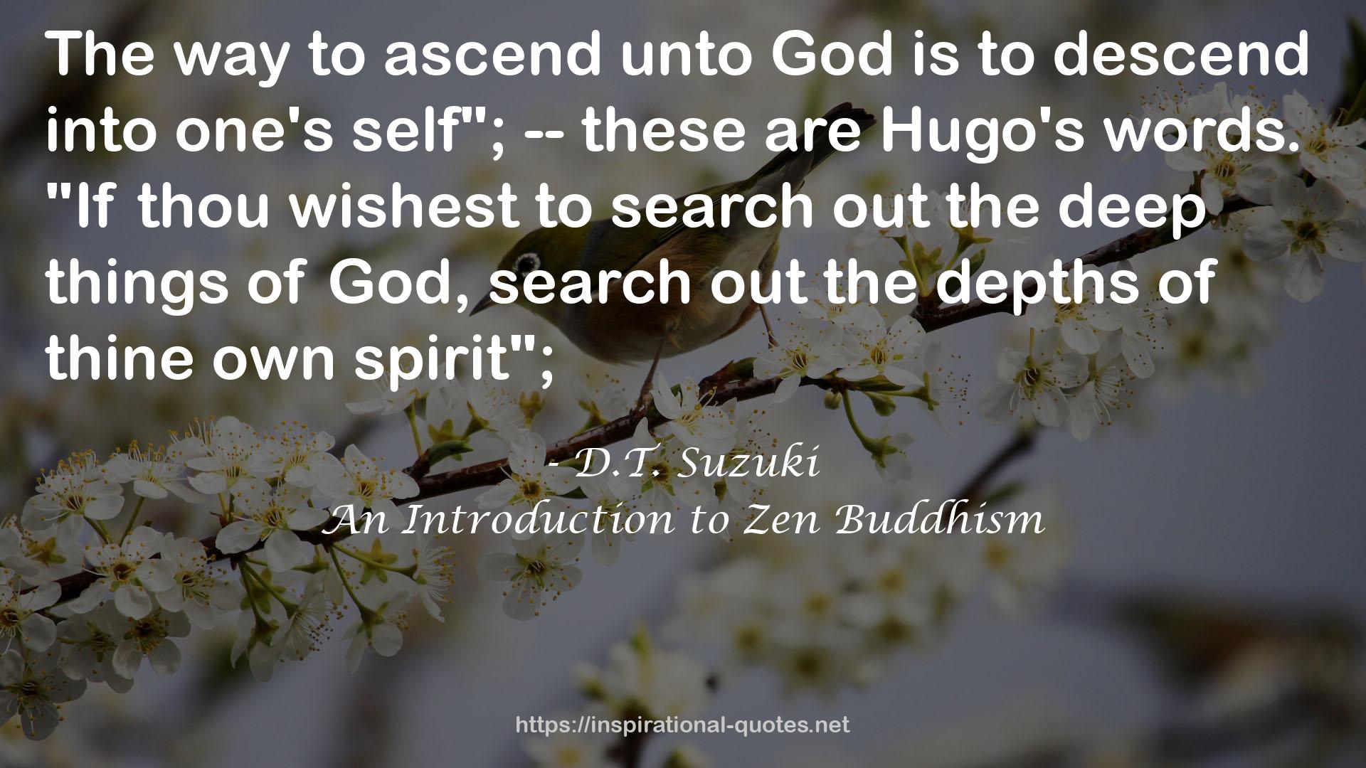 D.T. Suzuki QUOTES