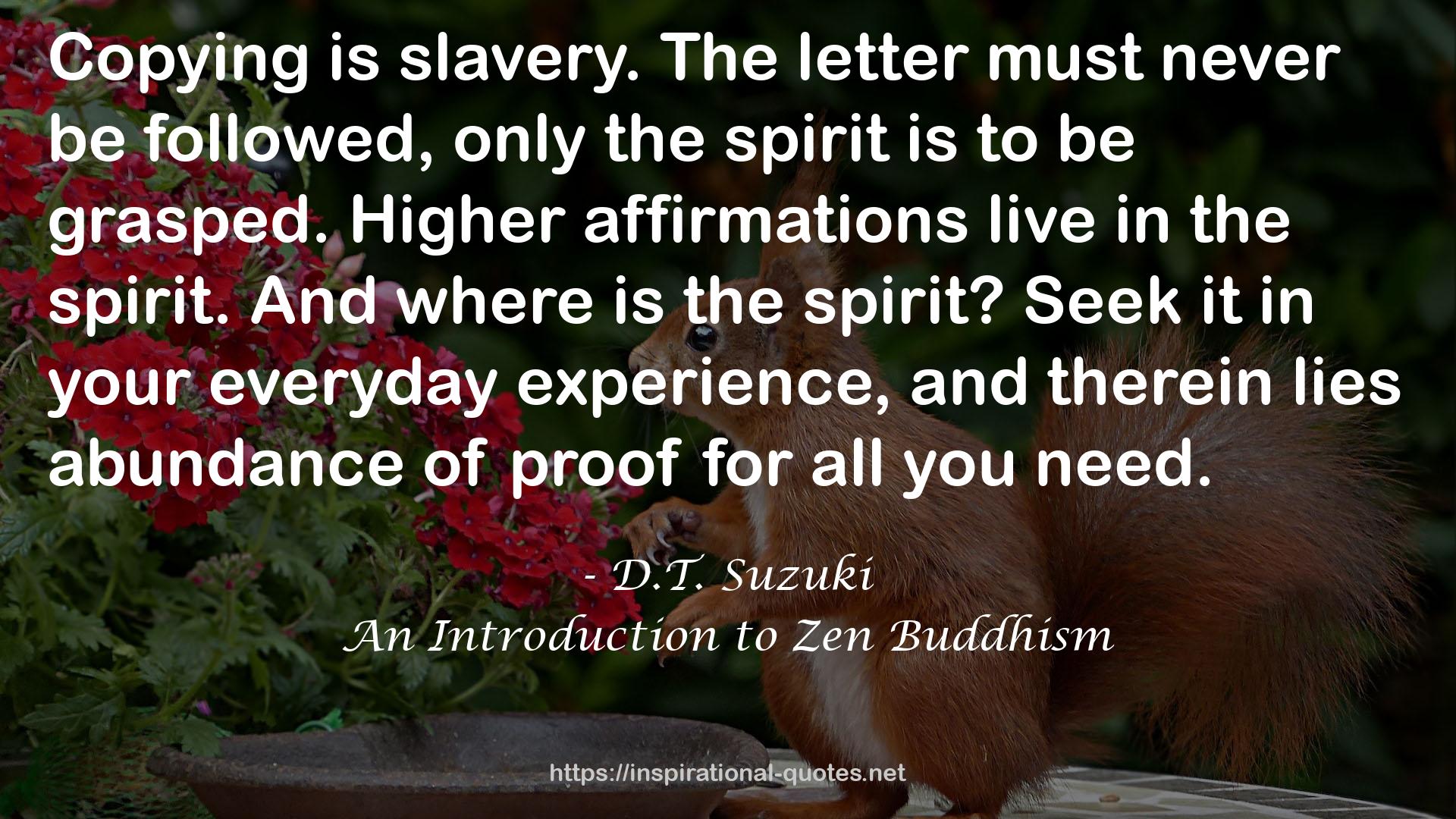 An Introduction to Zen Buddhism QUOTES