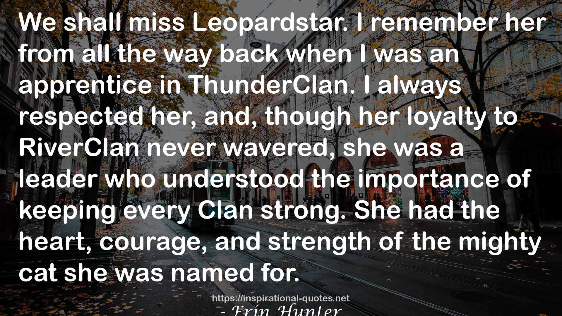 her loyalty  QUOTES