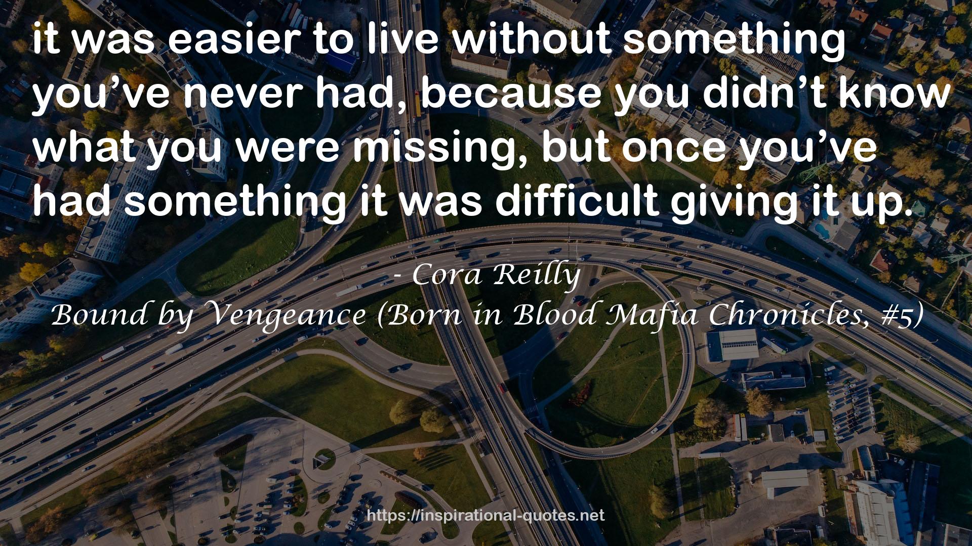 Bound by Vengeance (Born in Blood Mafia Chronicles, #5) QUOTES