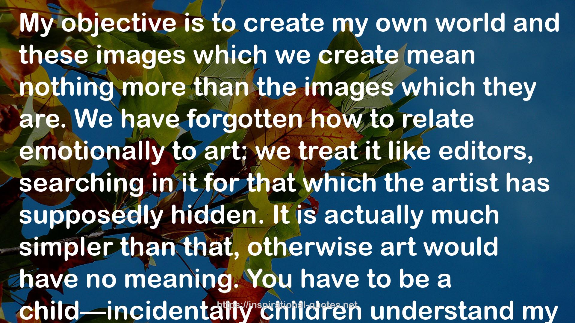 The Artist  QUOTES