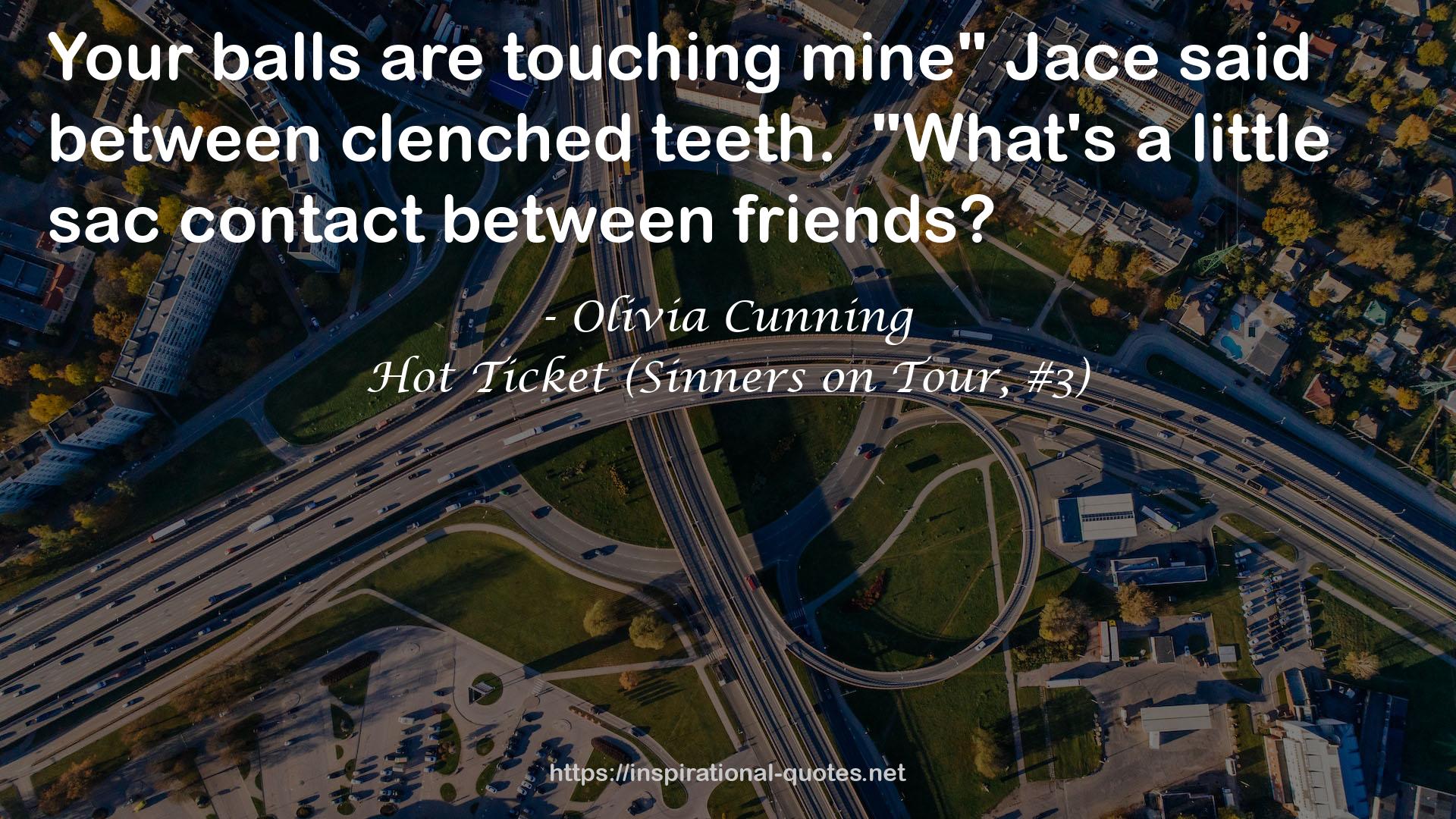 Hot Ticket (Sinners on Tour, #3) QUOTES