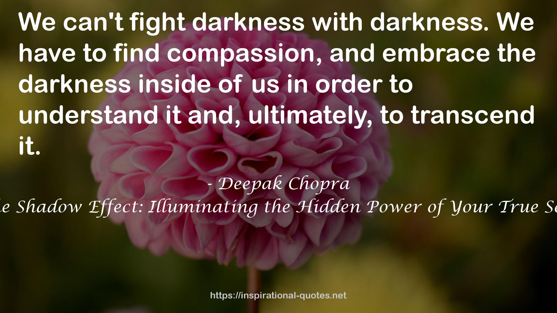The Shadow Effect: Illuminating the Hidden Power of Your True Self QUOTES