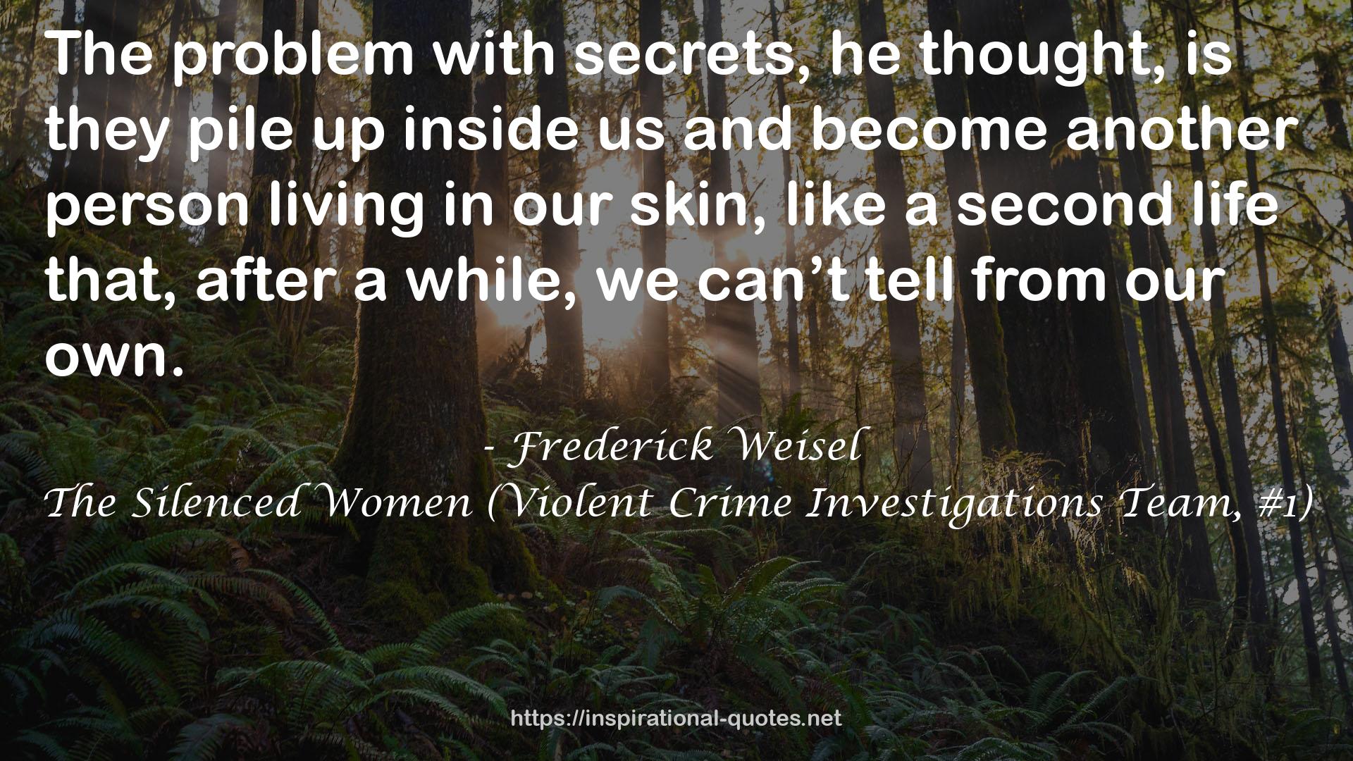 The Silenced Women (Violent Crime Investigations Team, #1) QUOTES