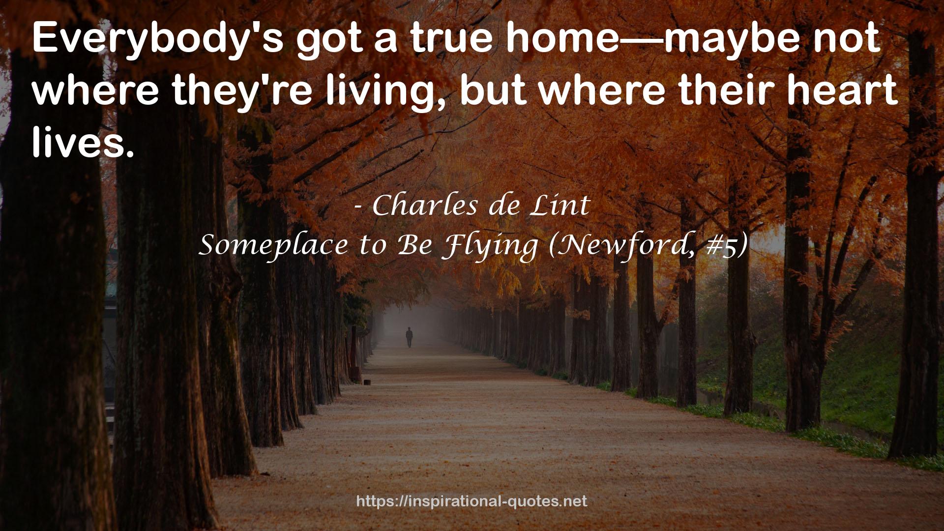 Someplace to Be Flying (Newford, #5) QUOTES