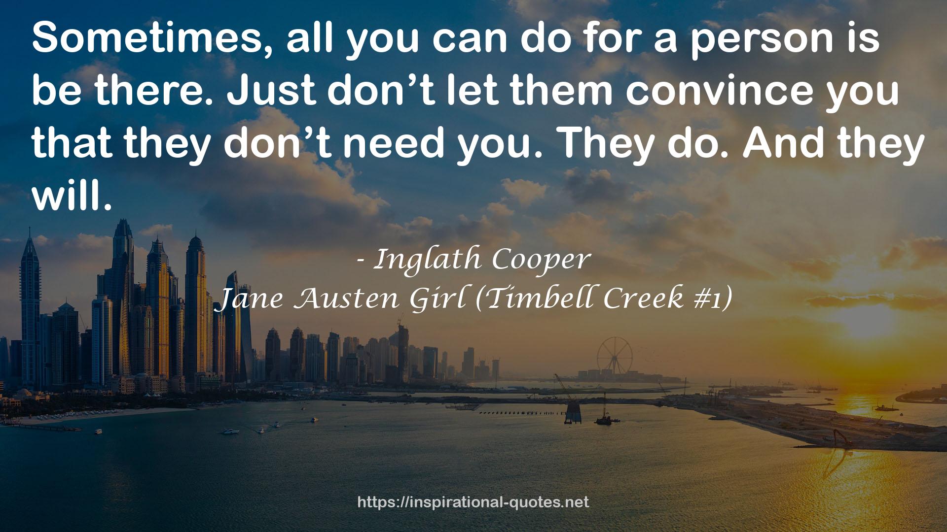 Jane Austen Girl (Timbell Creek #1) QUOTES