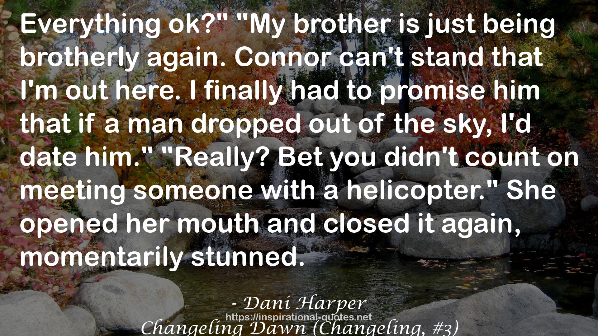 Changeling Dawn (Changeling, #3) QUOTES