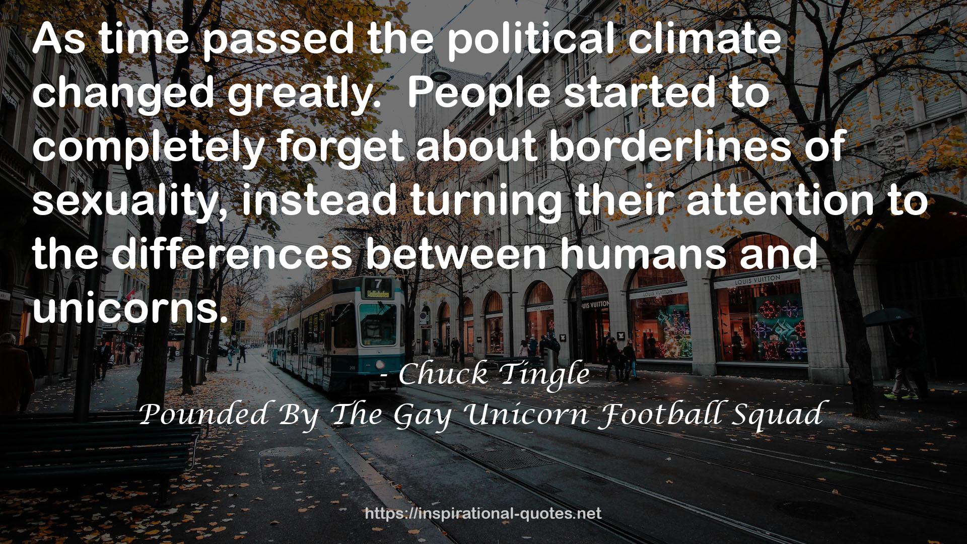 Pounded By The Gay Unicorn Football Squad QUOTES