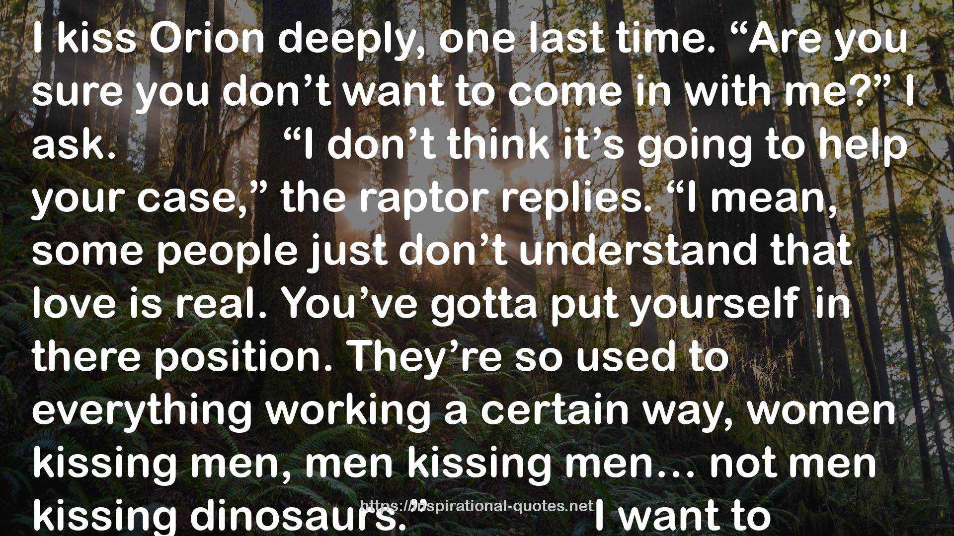 Space Raptor Butt Trilogy QUOTES