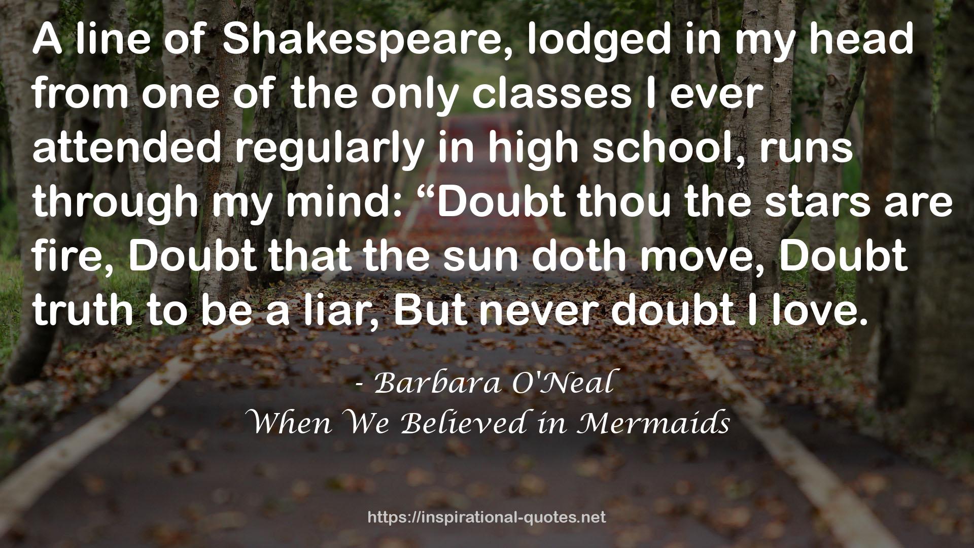 When We Believed in Mermaids QUOTES