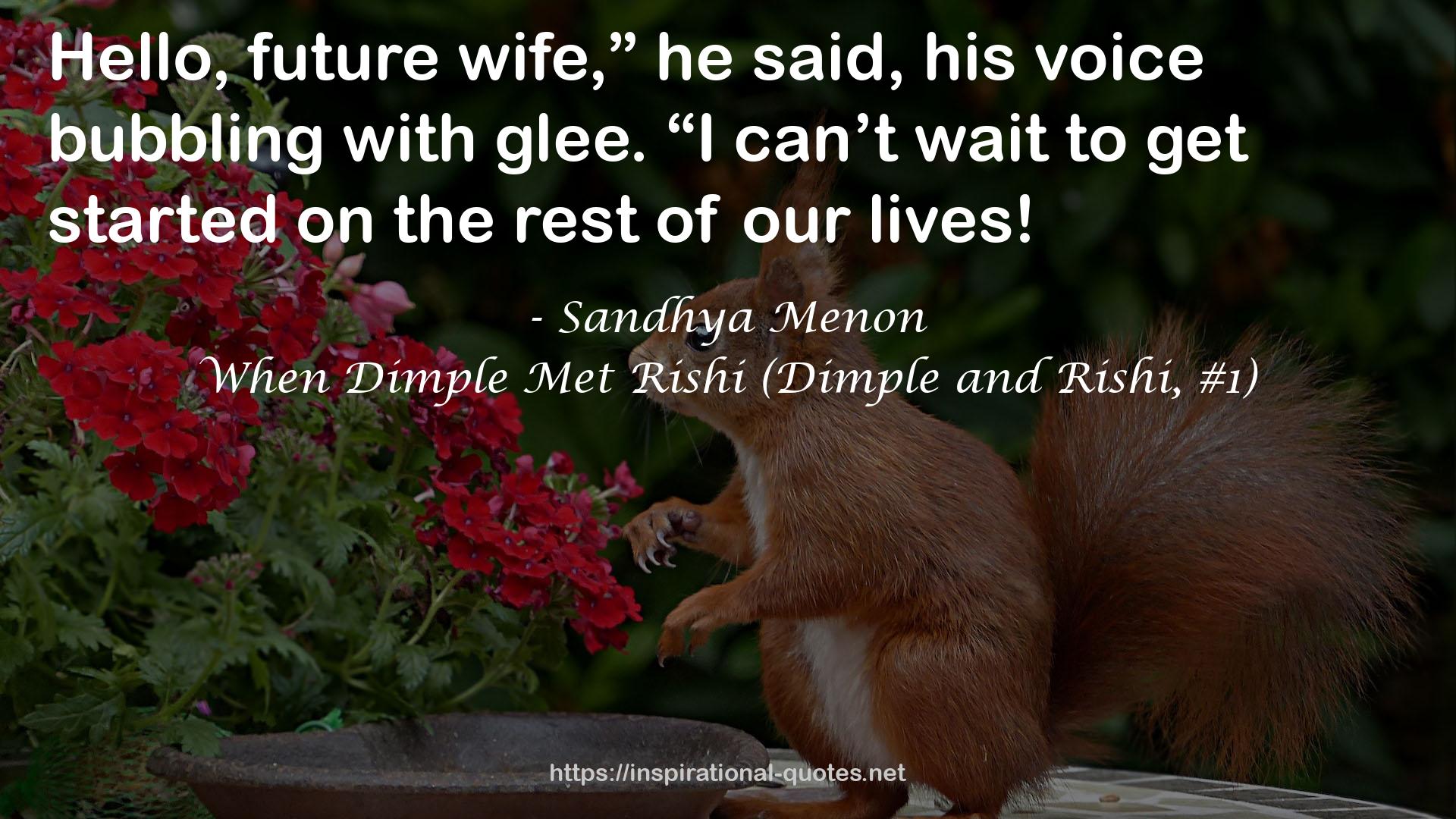 When Dimple Met Rishi (Dimple and Rishi, #1) QUOTES