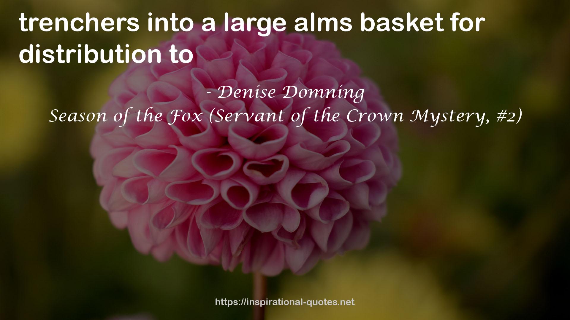 Season of the Fox (Servant of the Crown Mystery, #2) QUOTES