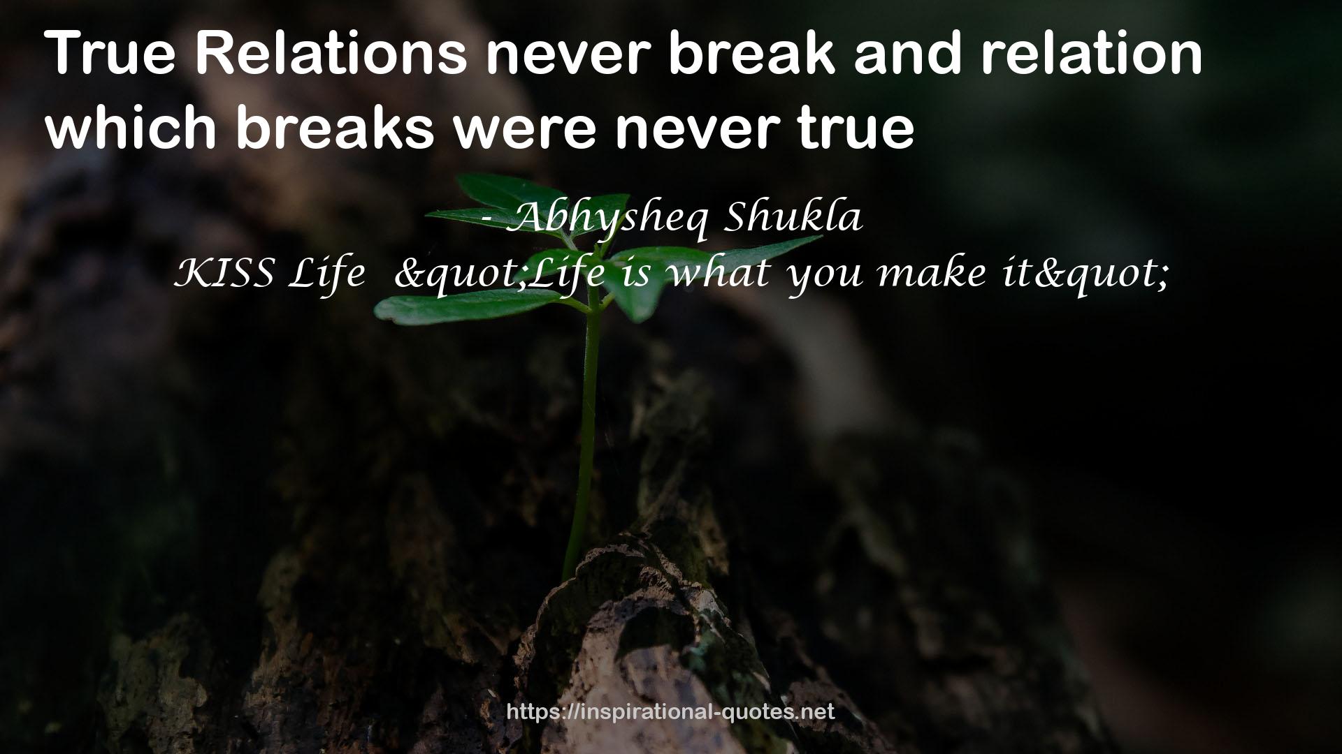 which breaks  QUOTES