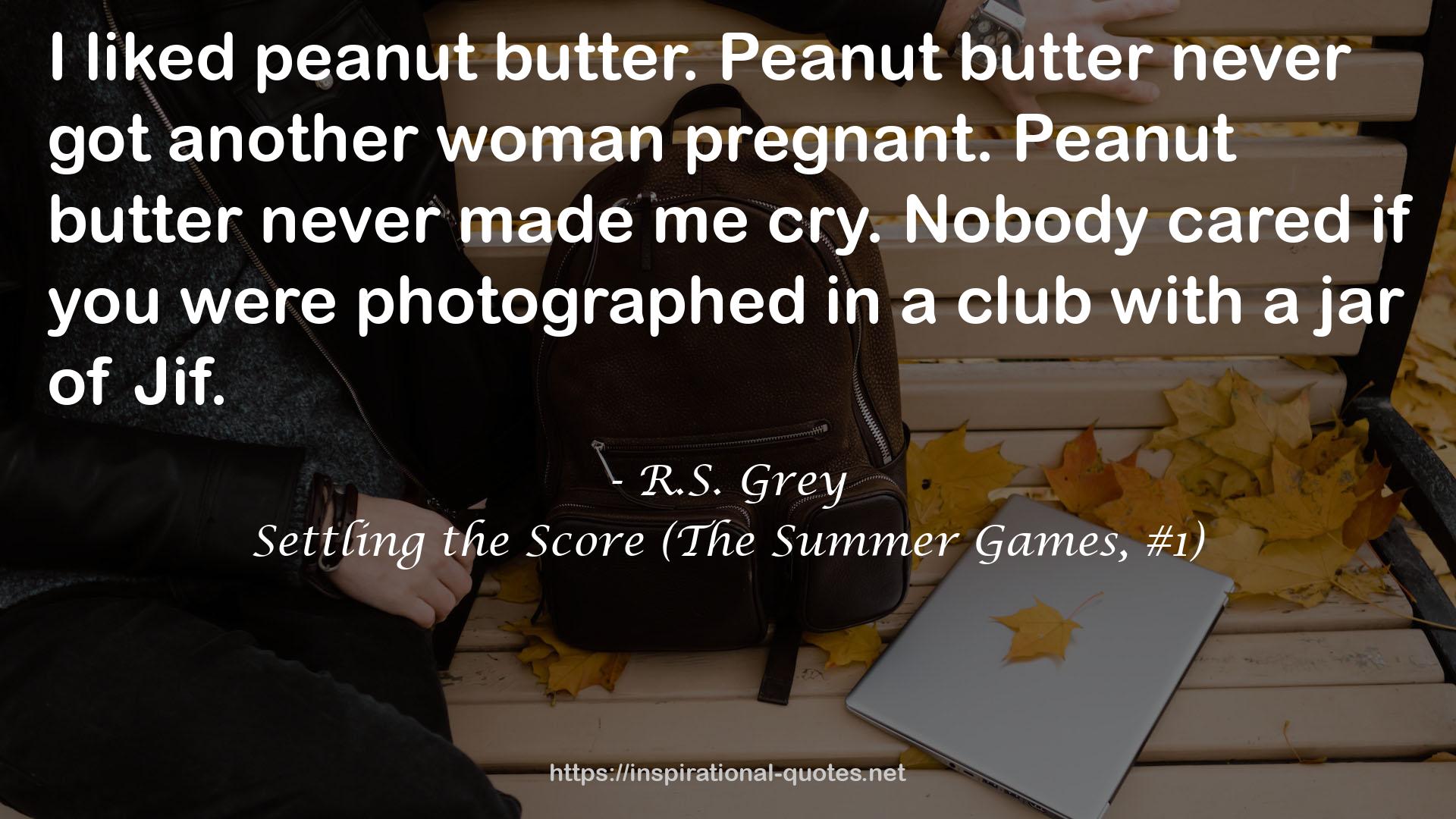 Settling the Score (The Summer Games, #1) QUOTES