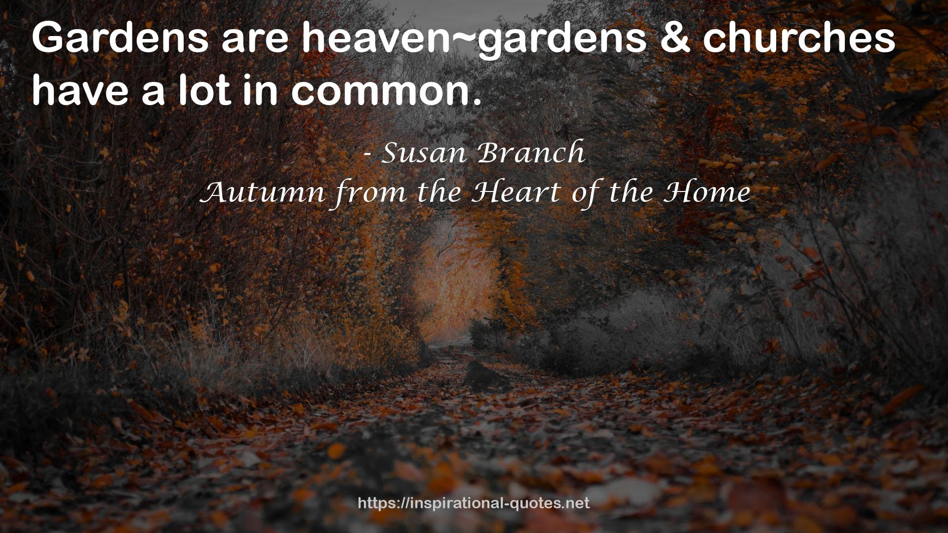 Autumn from the Heart of the Home QUOTES
