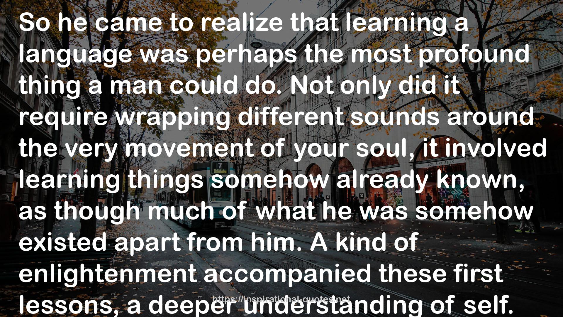 a deeper understanding  QUOTES