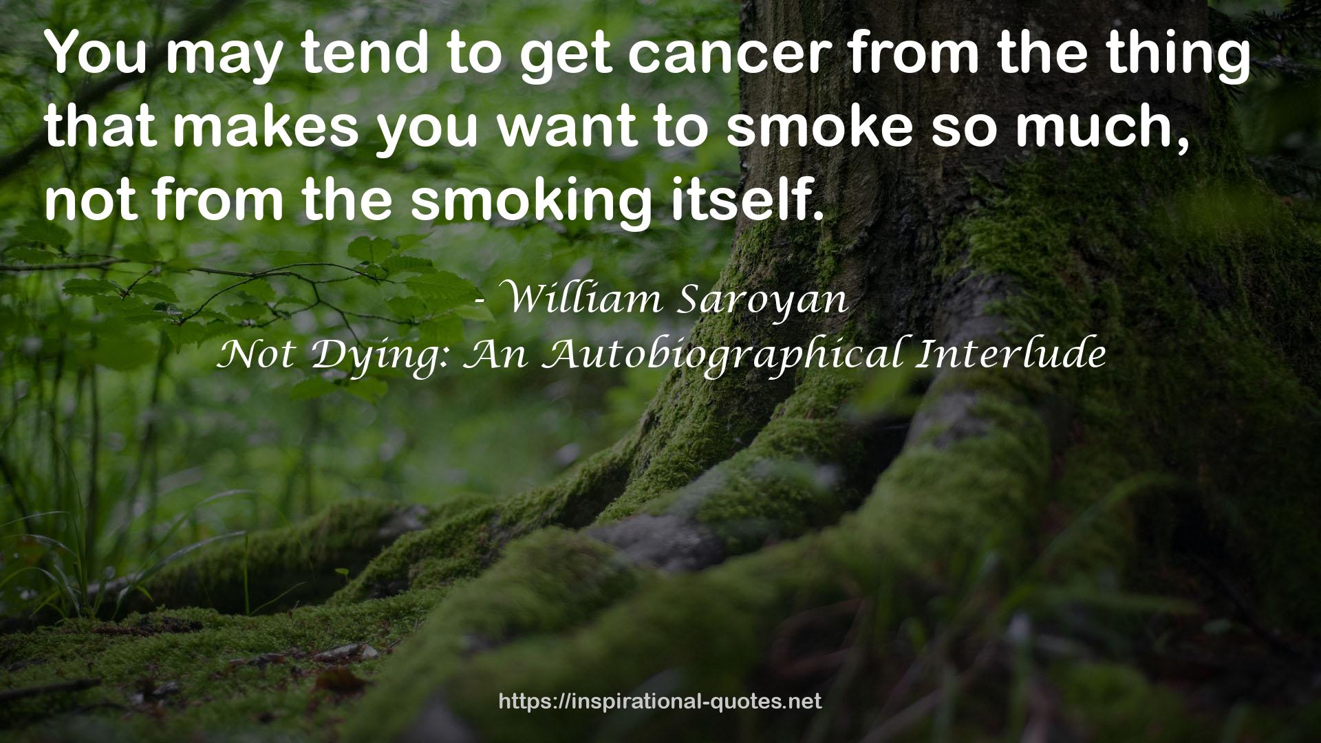 the smoking  QUOTES
